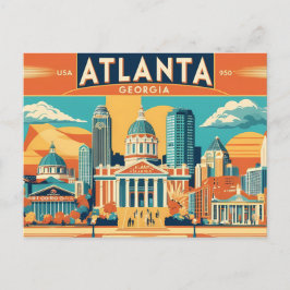 Atlanta Vibes A Retro Tribute till GRG:s hjärta Vykort