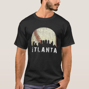 Atlanta Vintage Baseball Distress Gameday Retro T Shirt