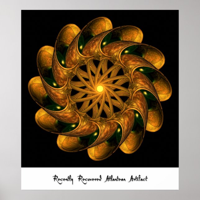 Atlantean Artifact Poster (Framsidan)