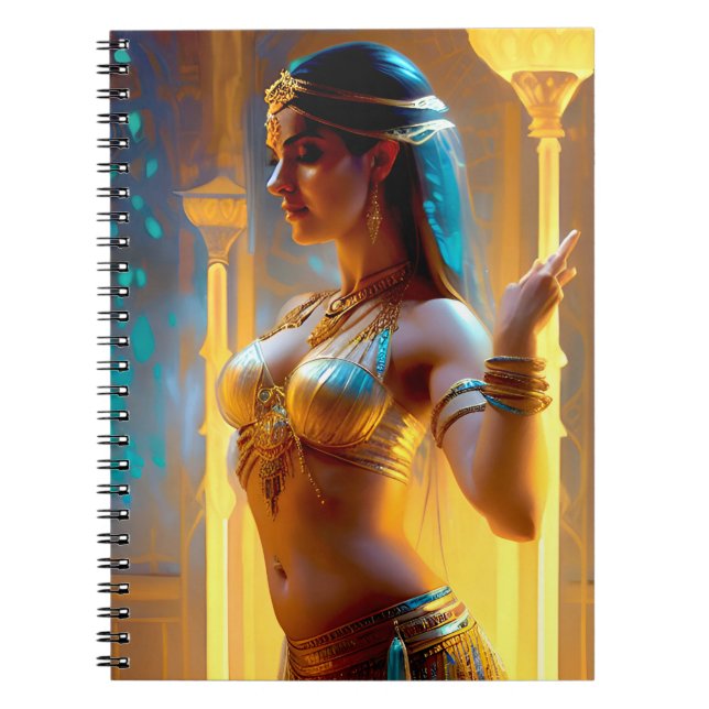 Atlantean Dancer Notebook Anteckningsbok (Framsidan)