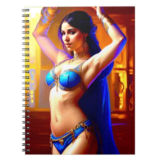 Atlantean Dancer Notebook Anteckningsbok (Framsidan)