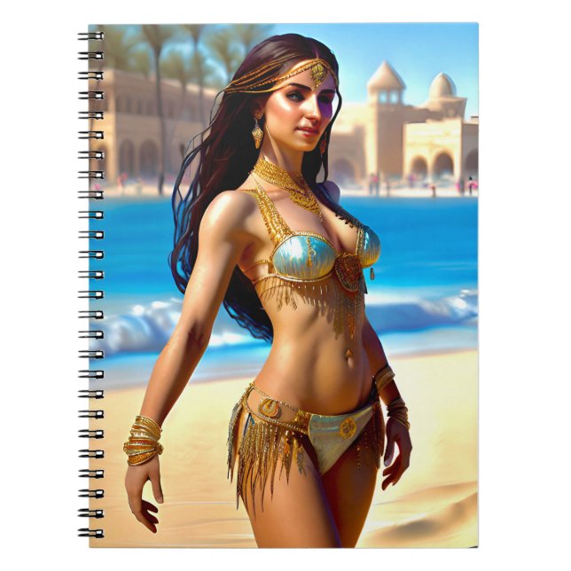 Atlantean Dancer Notebook Anteckningsbok (Framsidan)
