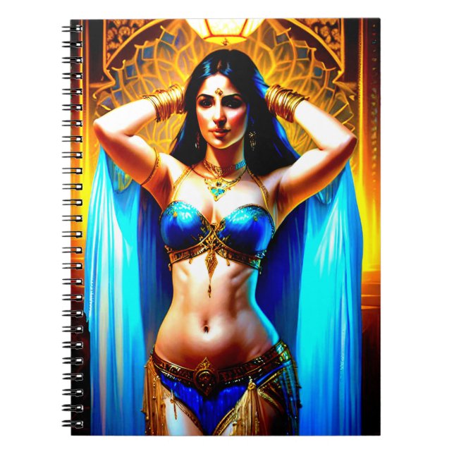 Atlantean Dancer Notebook Anteckningsbok (Framsidan)