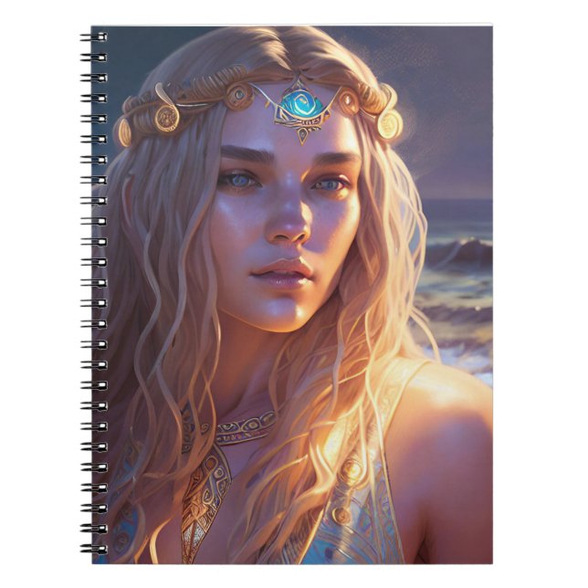 Atlantean Priestess - bärbar dator Anteckningsbok (Framsidan)
