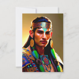 Atlantean Shaman Greeting Card Tack Kort