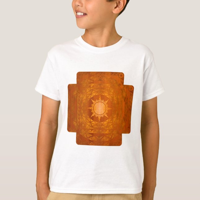 Atlanteansk koppar på Amber Wood Tee Shirt (Framsida)