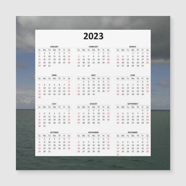 Atlanten 2023 Magnetisk kalender (Framsida)