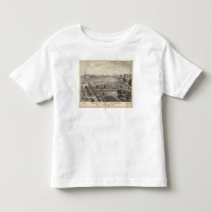 Atlanten beskådar kyrkogården, den Squan byn, NJ T-shirt