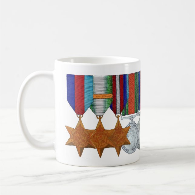 Atlanten med Frankrike och Tysklanda klassaparktis Kaffemugg (Vänster)