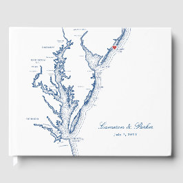 Atlanten New jersey Karta Bröllop Gästböcker