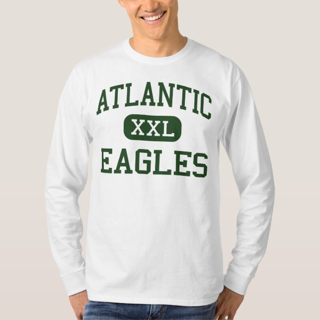 Atlanten - örnar - gemenskap - Delray Beach T Shirt (Framsida)