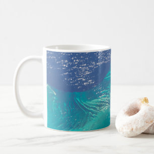 Atlanten utanför Bahamas Kusten Kaffemugg