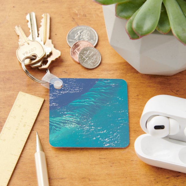 Atlanten utanför Bahamas Kusten Nyckelring (Skrivbord)