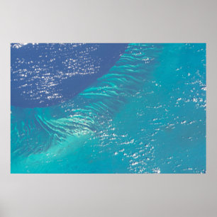 Atlanten utanför Bahamas Kusten Poster