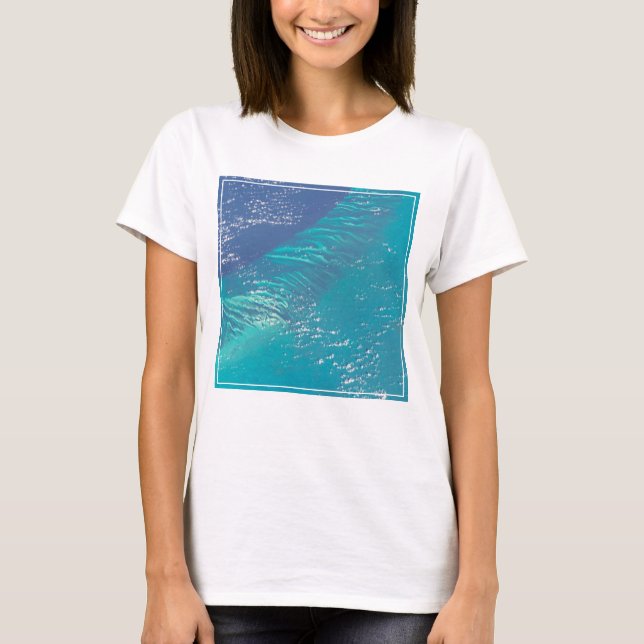 Atlanten utanför Bahamas Kusten T Shirt (Framsida)