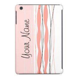 Atlantens Rosa Namn Lodrät Rand i Pad Mini fodral