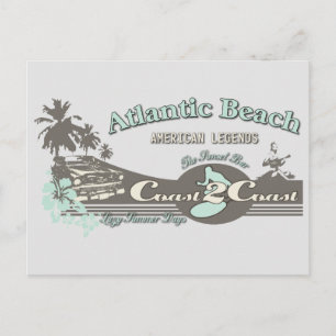 Atlantic Beach Travel North Carolina Vykort