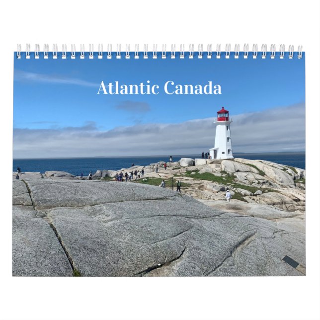 Atlantic Canada Sites and Attraktion Calendar Kalender (Omslag)