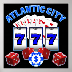 ATLANTIC CITY AFFISCH