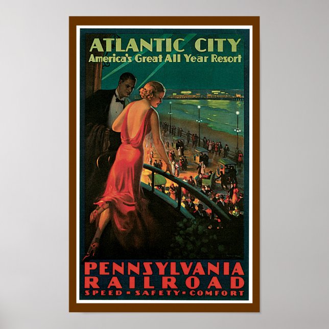 Atlantic City ~ All Year Resort Poster (Framsidan)