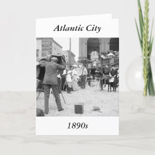 Atlantic City Beach, 1890-talet Kort