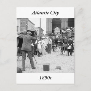 Atlantic City Beach, 1890-talet Vykort