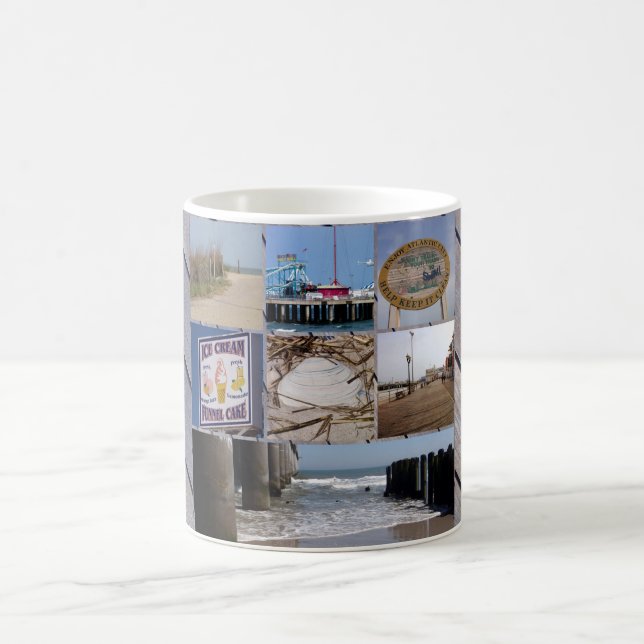 Atlantic City Beach Kaffemugg (Center)