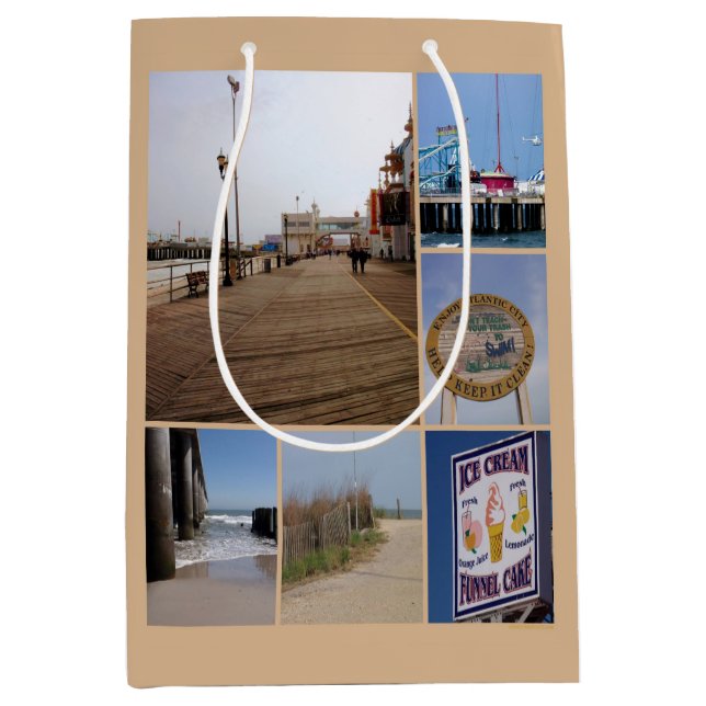 Atlantic City Beach Photo Collage (Framsidan)