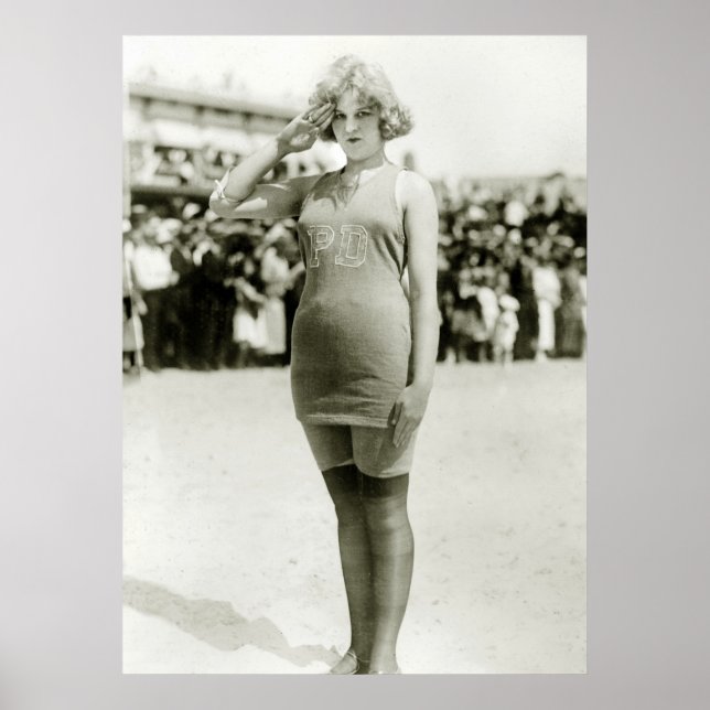 Atlantic City Beauty, tidigt 1900-talet Poster (Framsidan)