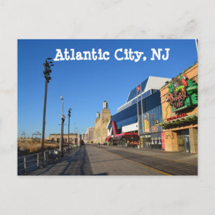 Atlantic City Boardpromenad Vykort
