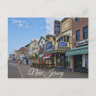Atlantic City Boardpromenade New jersey USA Vykort
