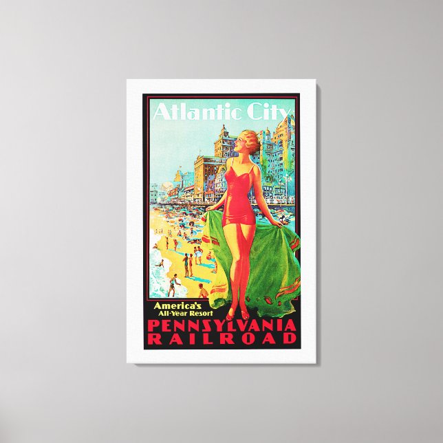 Atlantic City Canvastryck (Framsida)