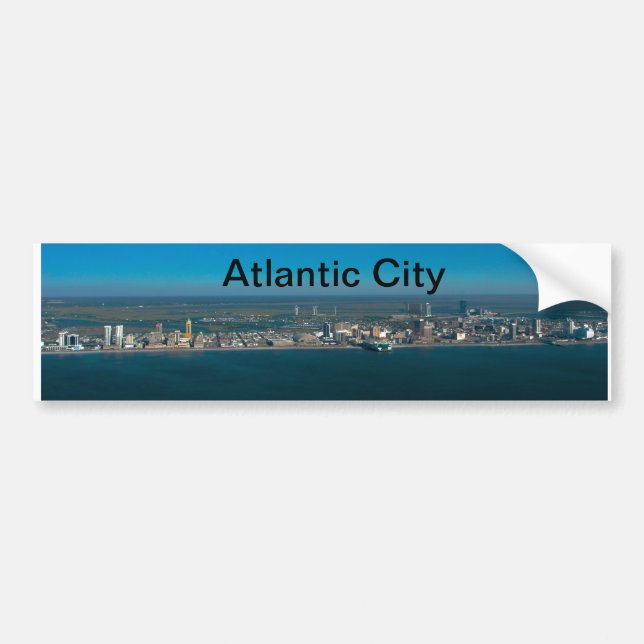 Atlantic City horisont Bildekal (Framsidan)