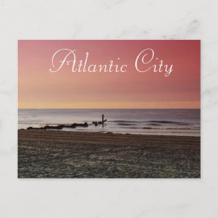 Atlantic City i Dusk Vykort