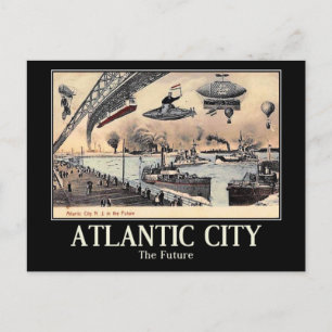 Atlantic City, i framtiden, Vintage Vykort