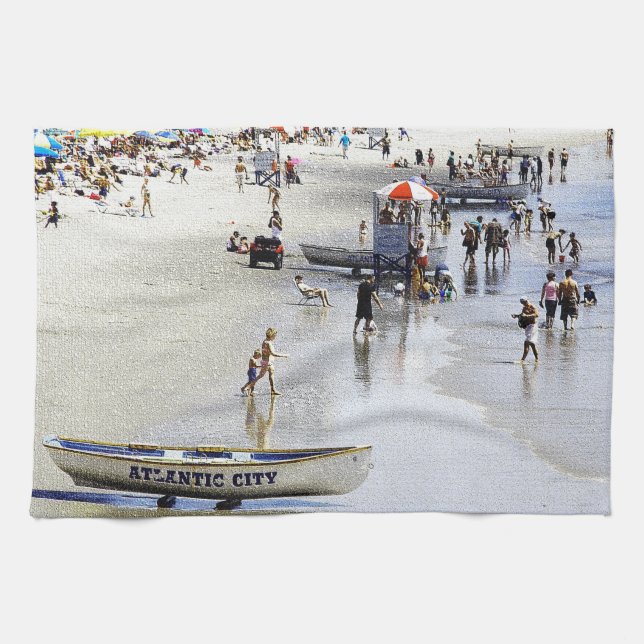 Atlantic City Kökshandduk (Horisontell)