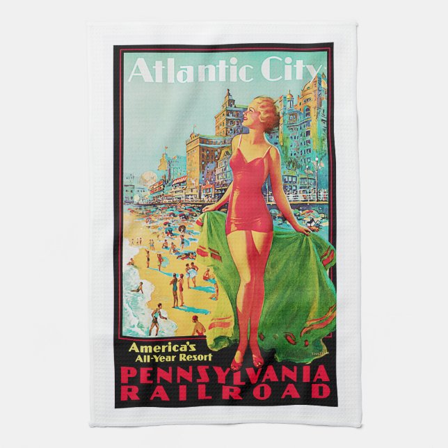 Atlantic City Kökshandduk (Vertikal)