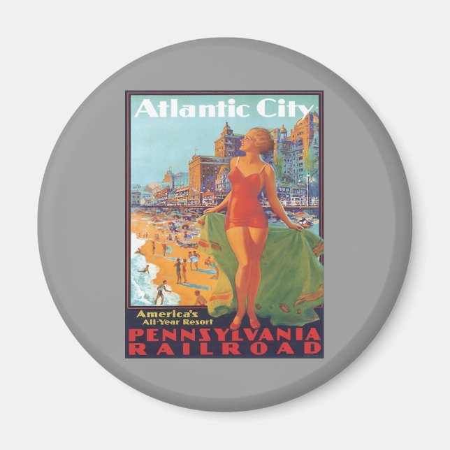 Atlantic City,New jersey Magnet (Framsidan)