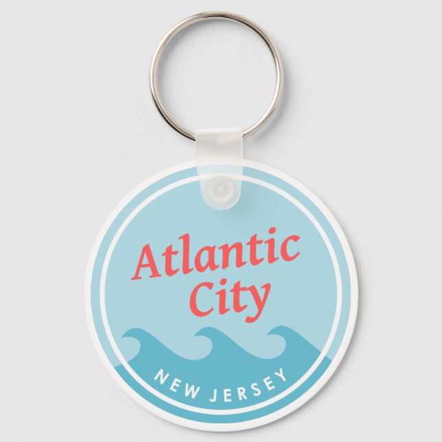 Atlantic City New jersey Nyckelring (Framsida)