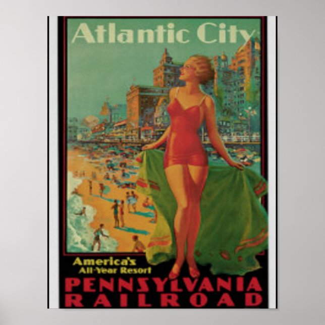 Atlantic City New jersey Poster (Framsidan)
