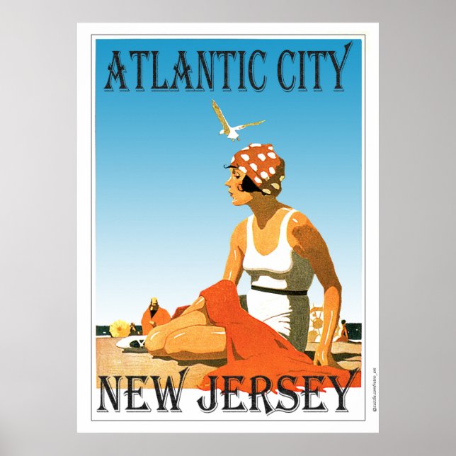 Atlantic City New jersey Poster (Framsidan)