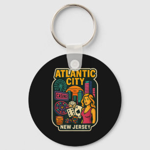 Atlantic City New Jersey Semester Kasino Spel Ga Nyckelring