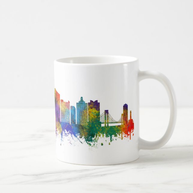 Atlantic City New jersey Skyline Kaffemugg (Höger)