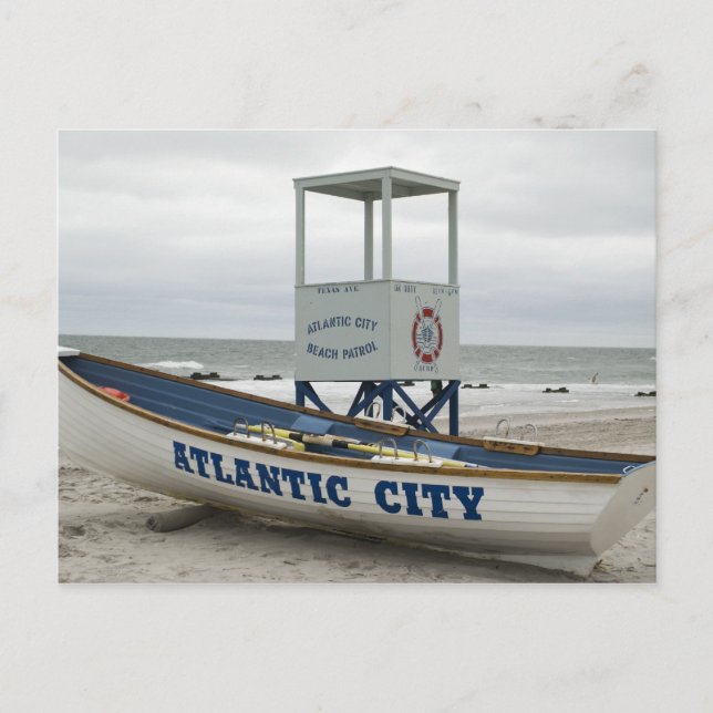 Atlantic City, New jersey Vykort (Framsida)