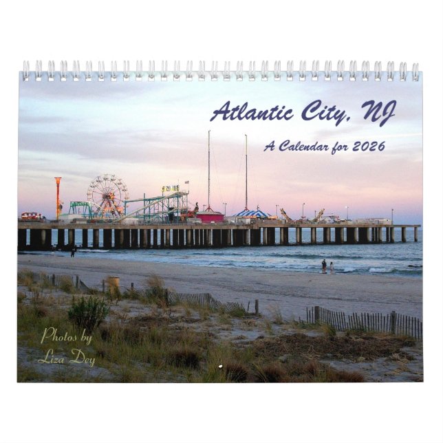 Atlantic City, NJ - A Calendar for 2026 Kalender (Omslag)