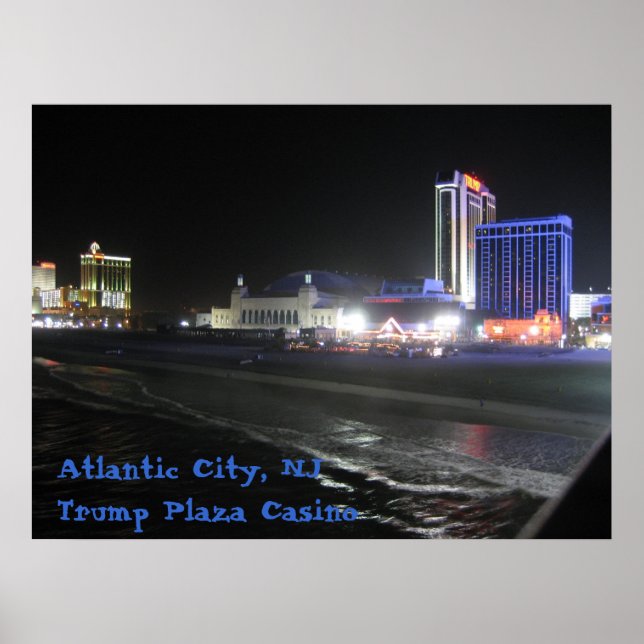 Atlantic City, NJ ~ Trump Plaza Casino Poster (Framsidan)