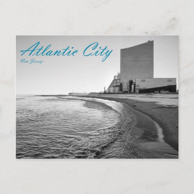 Atlantic City, NJ Vykort (Framsida)