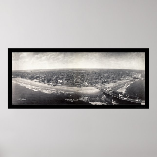 Atlantic City Photo 1909 Poster (Framsidan)
