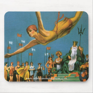 Atlantic City Poster Mousepad Musmatta