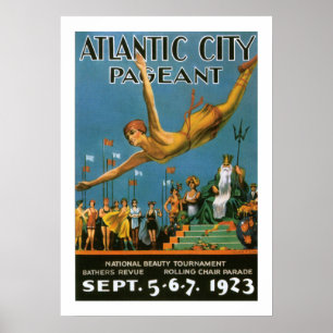 Atlantic City skönhetstävling (gränsen) Poster